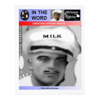Milkman Moby Cartoon Tracts flyer
