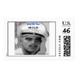 Milkman Moby Postage Stamp