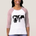 Ladies 3/4 Sleeve Raglan (Fitted)