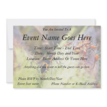 Milkweed Bug And Babies - Oncopeltus Fasciatus Personalized Announcement