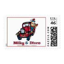Milky and Divco postage