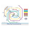 Milky Way Transity Authority Poster posters
