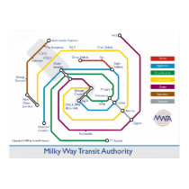 Milky Way Transity Authority Poster posters by arbesman Milky Way Transity Authority Poster posters