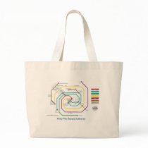 Milky Way Transity Authority Tote Bag bags