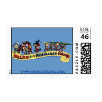 Milky's Pen and Quill Logo postage
