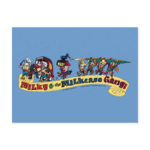 Milky's Pen and Quill Logo postcards by MilkcaseGangProd Milky's Pen and Quill Logo postcards