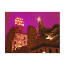 Mill City at Night Postcard