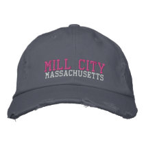 Mill City, embroidered hats