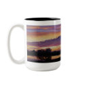 "Mill Creek Sunset" Landscape Watercolor mugs by PaulJacksonart "Mill Creek Sunset" Landscape Watercolor mugs