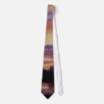 "Mill Creek Sunset" Landscape Watercolor ties