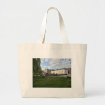 Mill Pond Beside the River Cam Canvas Bag