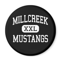 Millcreek - Mustangs - Junior - Bountiful Utah Refrigerator Magnet