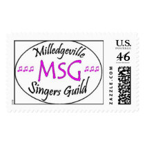 Milledgeville Singers Guild postage
