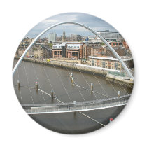 Millenium Bridge Newcastle  England Magnet