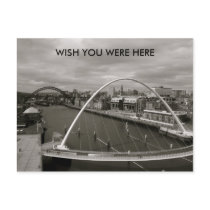 Millenium Bridge  WISH YOU WERE HERE Postcard