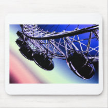 millenium wheel  London digital art Mousemat