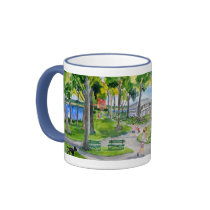 Miller Park and Chautauqua Lake mugs by lesliezemsky Miller Park and Chautauqua Lake mugs