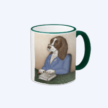Millie Presidential Pet Portrait Mug mugs
