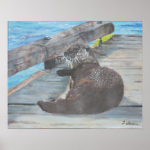 Millie the river otter posters