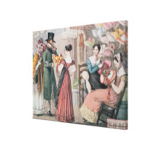 Milliners , printed by Charles Joseph Gallery Wrap Canvas