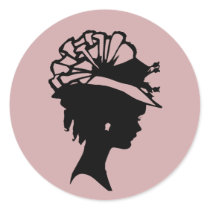 Millinery 7 blush pink sticker    © Angel Honey, 2