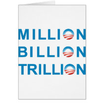 MILLION BILLION TRILLION cards