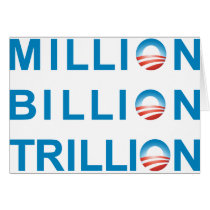 MILLION BILLION TRILLION cards