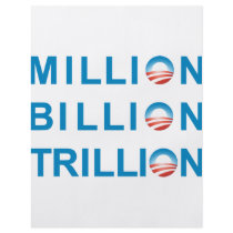 MILLION BILLION TRILLION flyers by NobamaShop MILLION BILLION TRILLION flyers