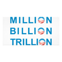 MILLION BILLION TRILLION photo cards