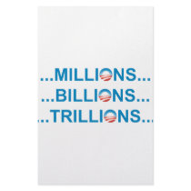 MILLION BILLION TRILLION CUSTOMIZED STATIONERY