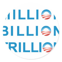 MILLION BILLION TRILLION stickers