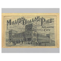 Million Dollar Pier Atlantic City, Vintage Custom Flyer