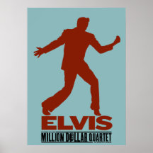 Million Dollar Quartet Elvis Print