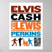 Million Dollar Quartet Names Posters