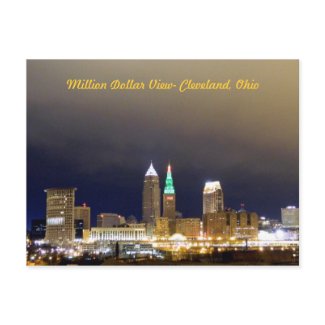 Million Dollar View(Cleveland) Postcard