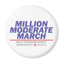 Million Moderate March Blue Stack Magnet