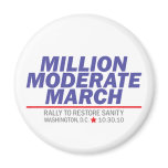 Million Moderate March Blue Stack magnets