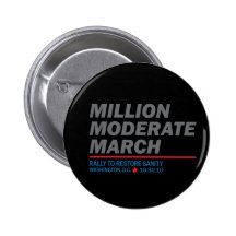 Million Moderate March Pins