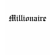 Millionaire t-shirts
