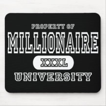 Millionaire Univeristy Dark Mouse Mats