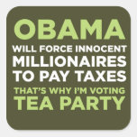 Millionaires Square Stickers