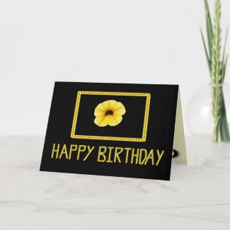 Millionbells Flower birthday card card