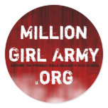 MillionGirlArmy.org stickers