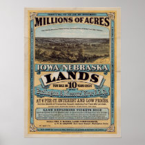 Millions of acres. Iowa and Nebraska Posters