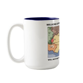 Millions Of People Live On An Edge (Earth Science) mug