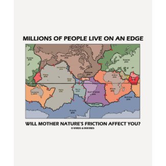 Millions Of People Live On An Edge (Earth Science) shirt