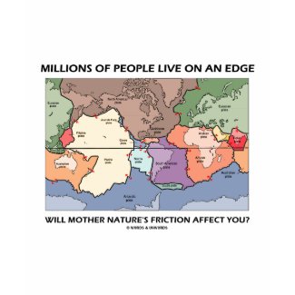 Millions Of People Live On An Edge (Earth Science) shirt