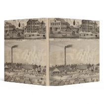 Mills and Lumberyard in Minnesota Vinyl Binder