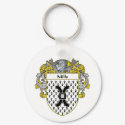 Mills Coat of Arms (Mantled) keychains