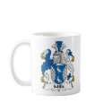 Mills Family Crest mugs